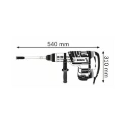 Kích thước của Máy khoan búa bê tông Bosch GBH 8-45 DV Professional