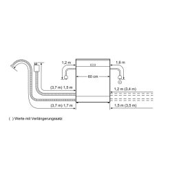 Kích thước máy rửa chén bát Bosch SMV68N60EU