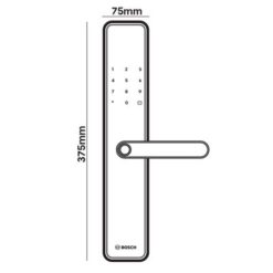 Kích thước khóa cửa điện tử Bosch ID40P EU
