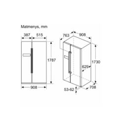 Tủ lạnh side by side Bosch KAI93VBFP (3)